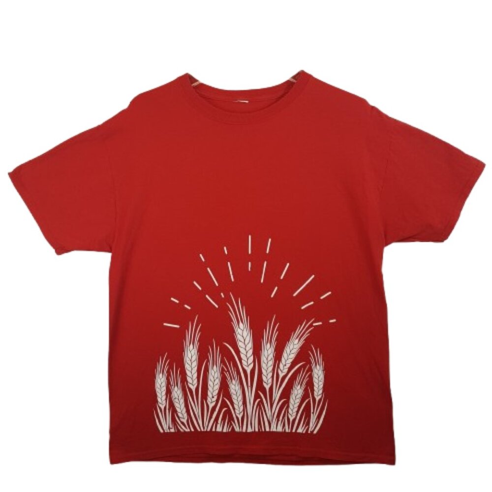 Vintage BUDWEISER Tee Shirt Large US L Beer Shirt I'm From the Prairies Wheat